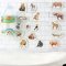 ชุดตัวติดผนังลอยน้ำได้ รุ่นสัตว์ Tub Stickables - Wild Animals Soft Shapes Bath Toy รุ่น 31404 ยี่ห้อ Melissa & Doug (นำเข้า USA)