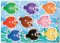 พัซเซิลแบบมีที่จับ รูปปลา Peg Puzzle Colorful Fish รุ่น 9058 ยี่ห้อ Melissa & Doug (นำเข้า USA)