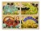 พัซเซิล จิ๊กซอ 4 ชิ้น 4 ลาย รูปไดโนเสาร์ 4-in-1 Dinosaur Jigsaw Puzzle รุ่น 9365 ยี่ห้อ Melissa & Doug (นำเข้า USA)