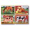 พัซเซิลรูปฟาร์ม 12 ชิ้น 4 ลาย Wooden Puzzle in a Box - Farm Animals รุ่น 3793 ยี่ห้อ Melissa & Doug (นำเข้า USA)