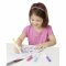  ชุดปากกา no-mess 4แท่ง รุ่นนางฟ้า Color-Your-Own Sticker Pad  Pink รุ่น 9131 ยี่ห้อ Melissa & Doug (นำเข้า USA)