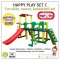 ชุดเซ็ทโดม+ทางเดิน+สไลด์+แป้นบาส+โกลฟุตบอล HAPPY PLAY SET C รุ่น JM731-C ยี่ห้อ HAPPY BOX