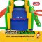 ชุดเซ็ทโดม+ทางเดิน+สไลด์+แป้นบาส+โกลฟุตบอล HAPPY PLAY SET C รุ่น JM731-C ยี่ห้อ HAPPY BOX
