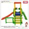 ชุดเซ็ทโดม+ทางเดิน+สไลด์+แป้นบาส+โกลฟุตบอล HAPPY PLAY SET C รุ่น JM731-C ยี่ห้อ HAPPY BOX
