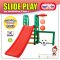 สไลด์เดอร์ PLAY SLIDE SOCCER SET สไลด์+แป้นบาส+โกล รุ่น JM705J ยี่ห้อ HAPPY BOX