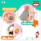 สไลด์เดอร์+ชิงช้า ZOO SLIDE SWING PLAY SET รุ่น JM751-B ลายหมี Mini Bear สีชมพู ยี่ห้อ HAPPY BOX