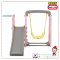 สไลด์เดอร์+ชิงช้า ZOO SLIDE SWING PLAY SET รุ่น JM751-B ลายหมี Mini Bear สีชมพู ยี่ห้อ HAPPY BOX