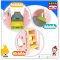 สไลด์เดอร์ เดี่ยว PLAY SLIDE รุ่น JM755-B ลายหมี Mini Bear สีชมพู ยี่ห้อ HAPPY BOX