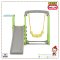 สไลด์เดอร์+ชิงช้า ZOO SLIDE SWING PLAY SET รุ่น JM751-G ลายยีราฟ Giraffidae สีเขียว ยี่ห้อ HAPPY BOX