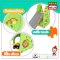 สไลด์เดอร์+ชิงช้า ZOO SLIDE SWING PLAY SET รุ่น JM751-G ลายยีราฟ Giraffidae สีเขียว ยี่ห้อ HAPPY BOX