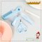 ชุดกรรไกรตัดเล็บเด็ก 5 รายการ Baby Safety Nail Scissors ในกล่องกันฝุ่นพกพาแบบใส