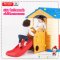 ชุดเซ็ทบ้านสไลด์ต่อคอก Edu Play House + ชุด Slider + คอก Happy + Connect สี PINK-VIOLET ยี่ห้อ EDU Play