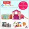 ชุดเซ็ทบ้านสไลด์ต่อคอก Edu Play House + ชุด Slider + คอก Happy + Connect สี BLUE ยี่ห้อ EDU Play