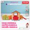 ชุดเซ็ทบ้านสไลด์ต่อคอก Edu Play House + ชุด Slider + คอก Happy + Connect สี BLUE ยี่ห้อ EDU Play