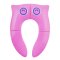 ที่รองนั่งในห้องน้ำ cushie traveller folding padded potty seat แบบพกพา (ลายการ์ตูน)