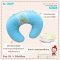 หมอนรองให้นมแม่ Breastfeeding Nursing Pillow รุ่น Standard CLASSIC N341-S (สีฟ้า Ocean Blue และสีชมพู Baby Pink ยี่ห้อ NANNY