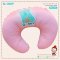 หมอนรองให้นมแม่ Breastfeeding Nursing Pillow รุ่น Standard CLASSIC N341-S (สีฟ้า Ocean Blue และสีชมพู Baby Pink ยี่ห้อ NANNY