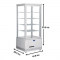 SANDEN ตู้แช่เย็นแบบกระจก 4 ด้าน / ตู้แช่เค้ก รุ่น SAG-0983 ขนาด 3.5Q