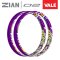 [ใหม่] ขอบล้อ ZIAN VALE สีม่วง จี๊ดสุด เรืองแสงจัดๆ (รุ่นแข็ง)