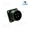 KD3102A18-10P Recept/Male, 23A, 4Pin