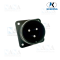 KD3102A22-2P Recept/Male, 3Pin