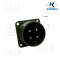 KD3102A24-22P Receptacle/Male 4Pin