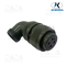 KUKDONG, Circular Connector KD3108A18-4S, 90° Angle plug  Made in Korea