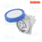 GW62227H 10° ANGLED FLUSH-MOUNTING SOCKET-OUTLET HP, IP66/IP67