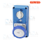 GW66226N VERTICAL FIXED INTERLOCKED SOCKET OUTLET 