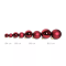 Oxblood Christmas Baubles glass (⌀ 4 cm)