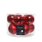 Christmas Red Baubles Glass (⌀ 6 cm)