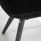 FLORES DINING CHAIR ANTHRACITE-ALUMINIUM