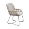 LUGANO DINING CHAIR - ALUMINIUM