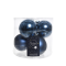 ลูกบอลตกเเต่งต้นคริสต์มาส - สีไนท์บลู (⌀ 8 cm)