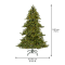 Christmas Tree Winnipeg pine Micro LED outdoor (D170 x H240 cm.)