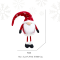 Gnome Dolls Christmas Figurine Red (L21 x W13 x H66 Cm)