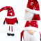 Gnome Dolls Christmas Figurine Red (L21 x W13 x H66 Cm)