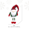 Gnome Dolls Christmas Figurine Red (L16 x W11 x H55 Cm)