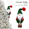 Gnome Dolls Christmas Figurine Green - (L18 x W12 x H61 Cm)