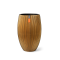 Vase Elegant deluxe Groove black gold (Size D 50 x H 73 cm)