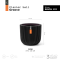 กระถางต้นไม้ Planter ball Groove (Size D 14 x H 13 cm)