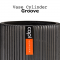 Vase Cylinder Groove (Size D 11 x H 12 cm)