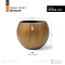 กระถางต้นไม้ Vase ball Groove (Size D 23 x H 19 cm)