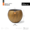 Vase ball Groove (Size D 29 x H 25 cm)