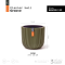 Planter ball Groove (Size D 14 x H 13 cm)