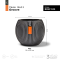 กระถางต้นไม้ Vase Ball Groove (Size D 29 x H 25 cm)