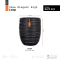 กระถางต้นไม้ Vase Cylinder Loop (Size W 18 x H 21 cm)