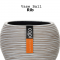 Vase Ball Rib (Size D 29 x H 25 cm)