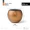 Vase ball Retro (Size D 29 x H 25 cm)