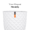 กระถางต้นไม้ Vase Elegant Heraldry